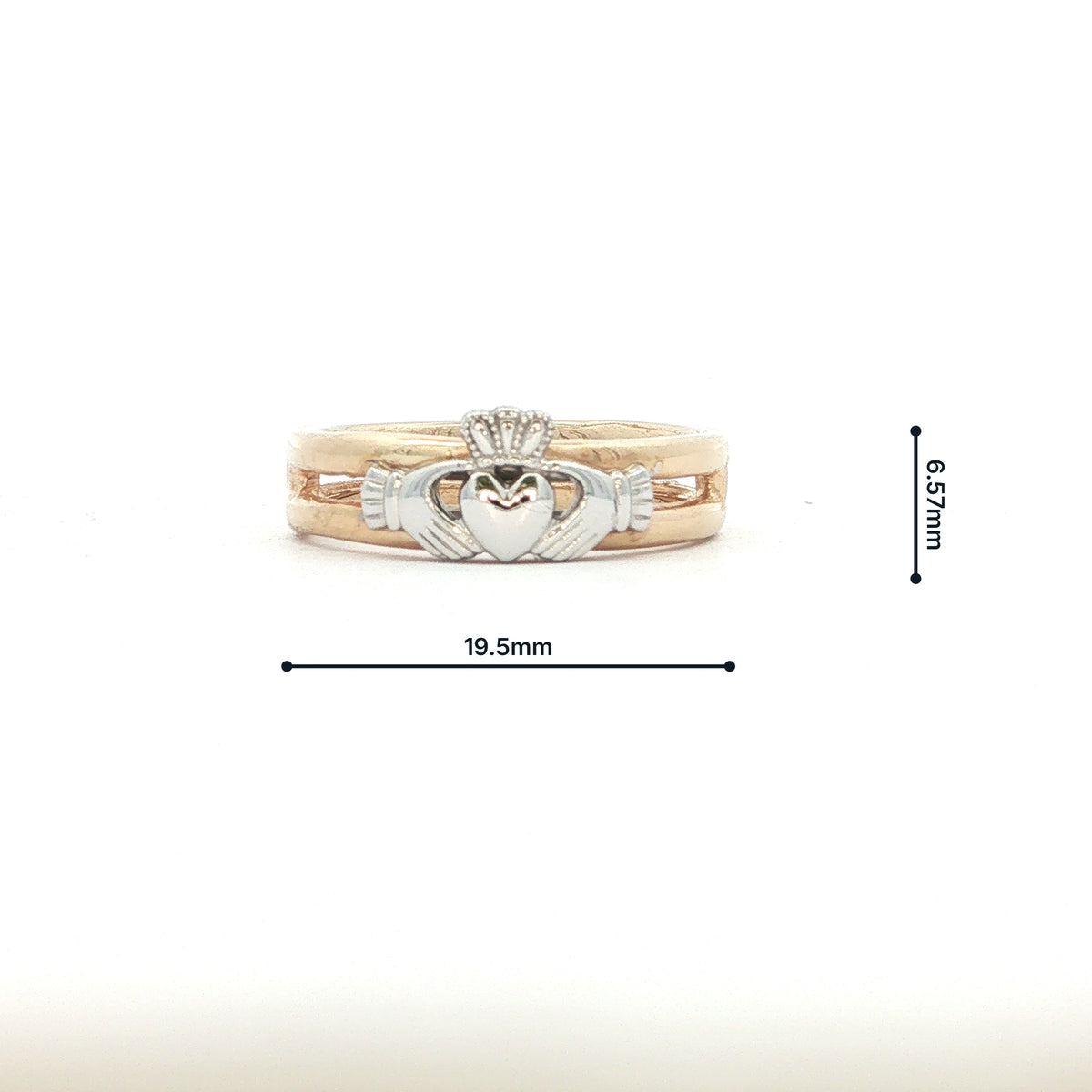 Ladies Claddagh Wedding Band Style