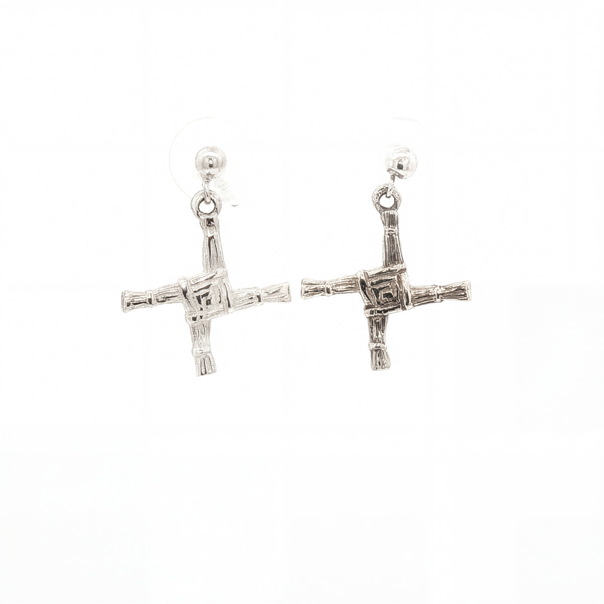 St. Brigid's Cross Drop Earrings