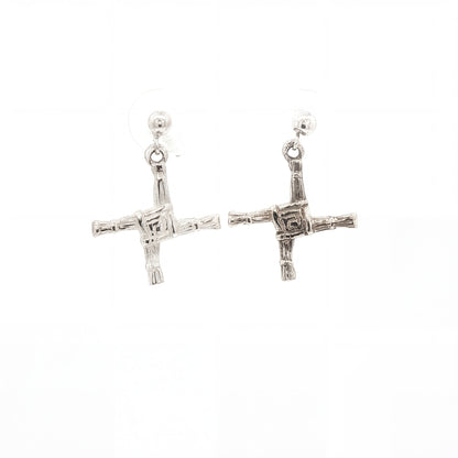 St. Brigid's Cross Drop Earrings