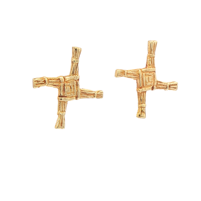 St. Brigid's Cross Stud Earrings