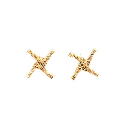 St. Brigid's Cross Stud Earrings