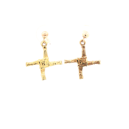 St. Brigid's Cross Drop Earrings