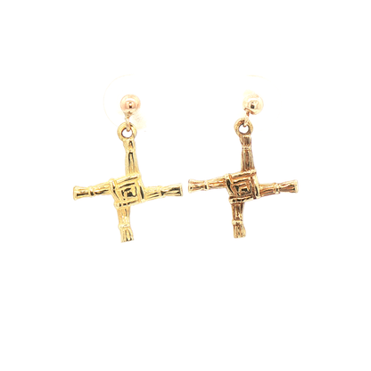 St. Brigid's Cross Drop Earrings