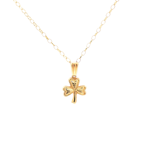 Petite Shamrock Charm Pendant