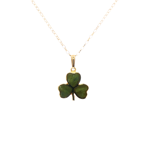 Connemara Marble Shamrock Pendant