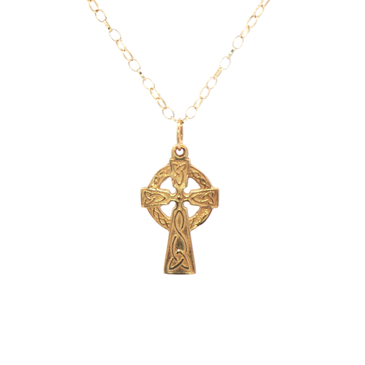 Elegant Celtic Cross Pendant