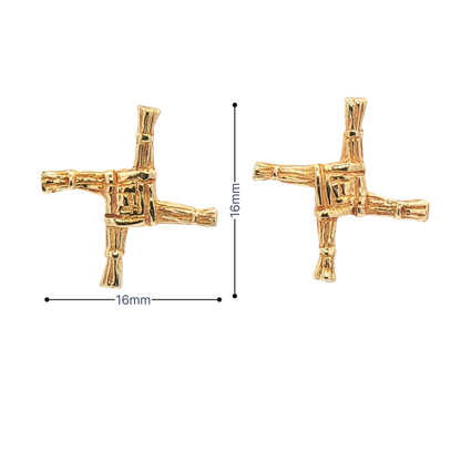 St. Brigid's Cross Stud Earrings