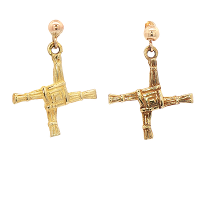 St. Brigid's Cross Drop Earrings