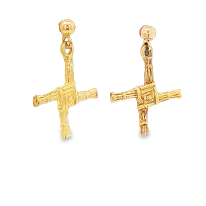 St. Brigid's Cross Drop Earrings