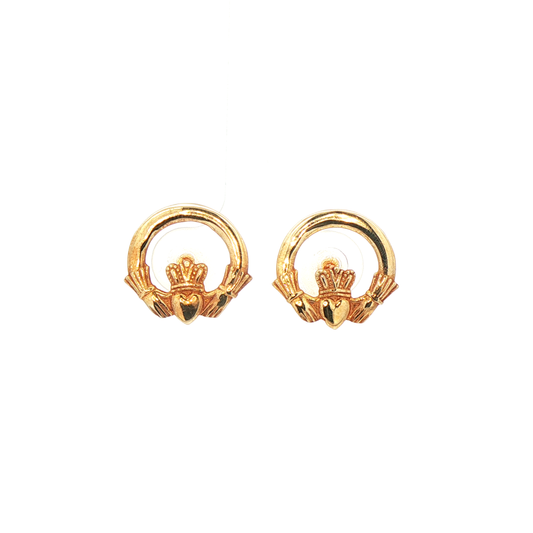 Claddagh Medium Stud Earrings