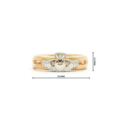Ladies Claddagh Wedding Band Style