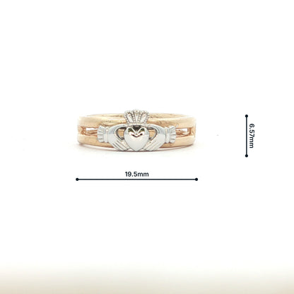 Ladies Claddagh Wedding Band Style