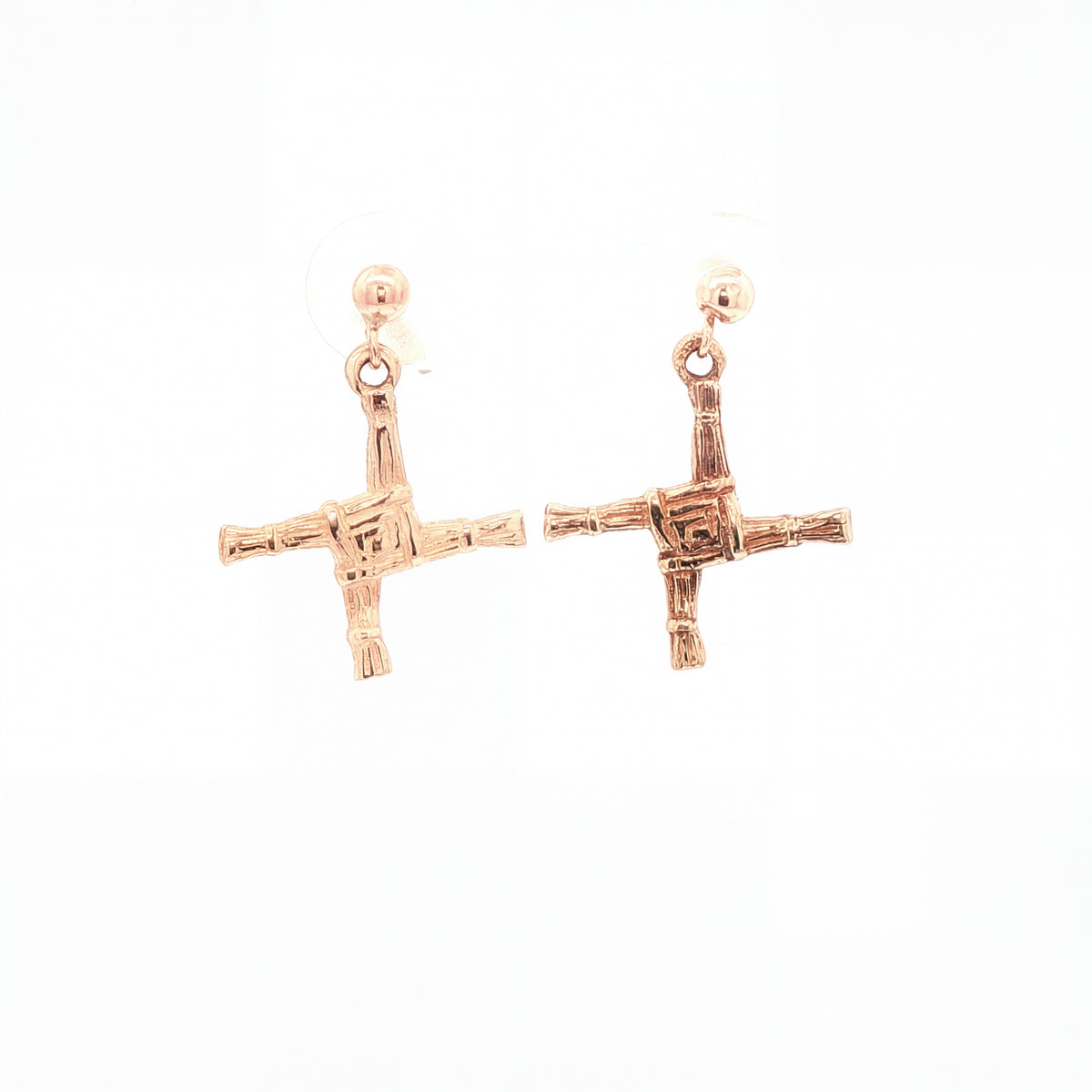St. Brigid's Cross Drop Earrings