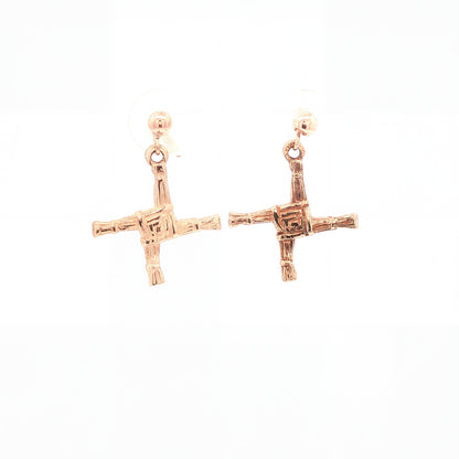 St. Brigid's Cross Drop Earrings