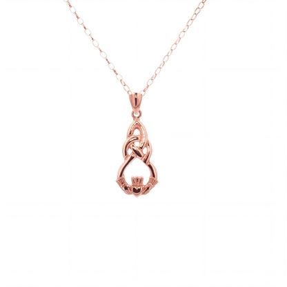 Celtic Knot & Claddagh Pendant