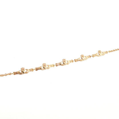Five Claddagh Petite Bracelet