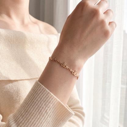 Five Claddagh Petite Bracelet