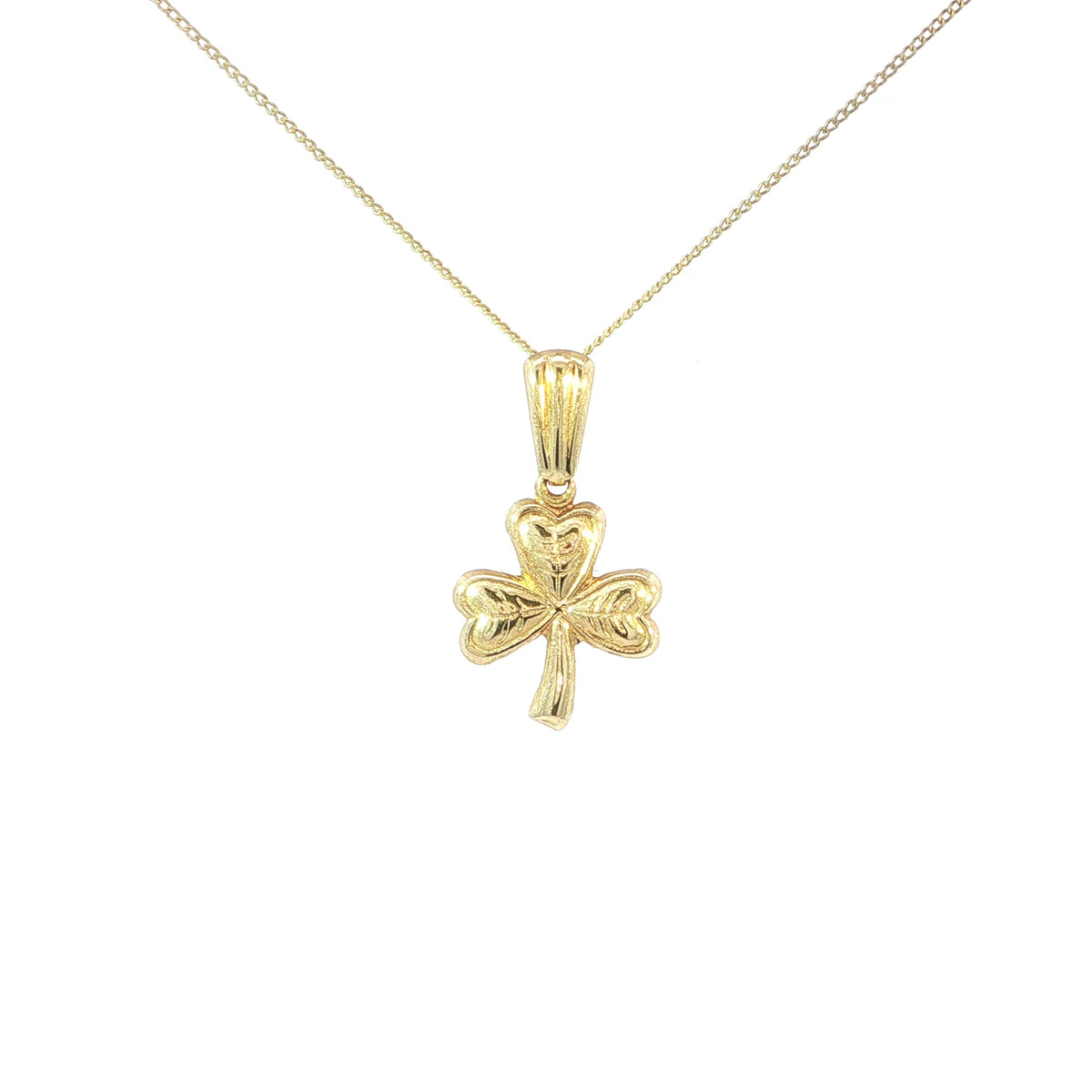 Plain Small Shamrock Pendant
