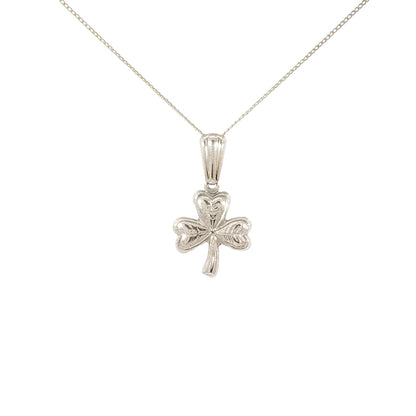 Plain Small Shamrock Pendant