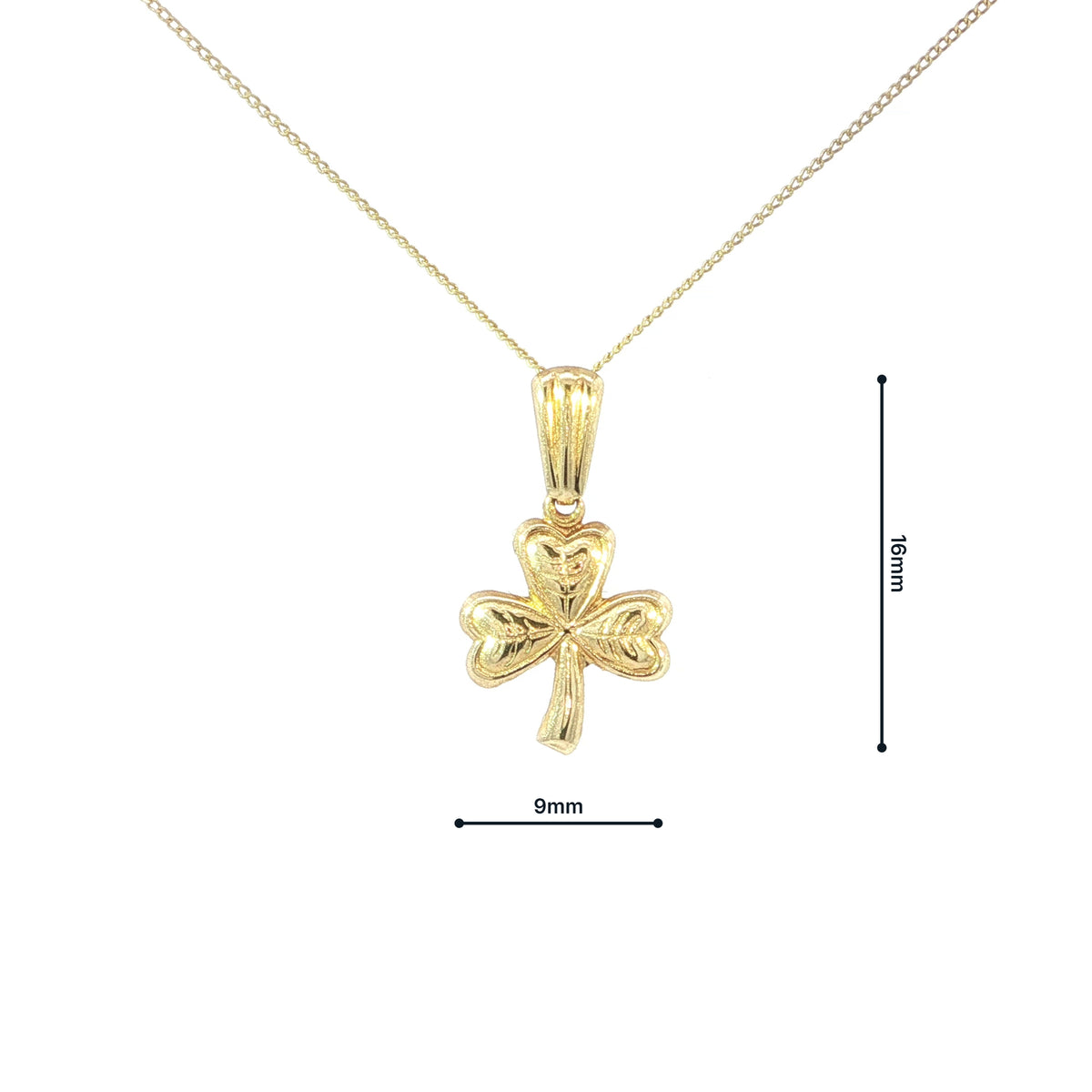 Plain Small Shamrock Pendant