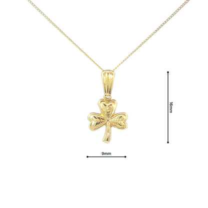 Plain Small Shamrock Pendant