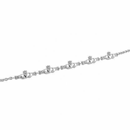Five Claddagh Petite Bracelet
