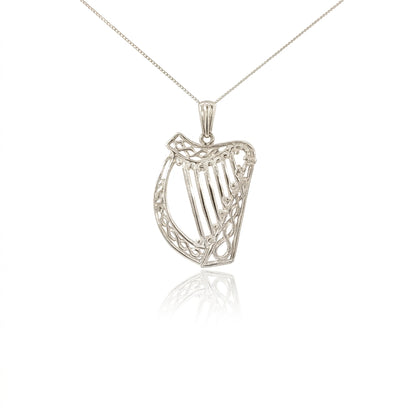 Large Plain Harp Pendant