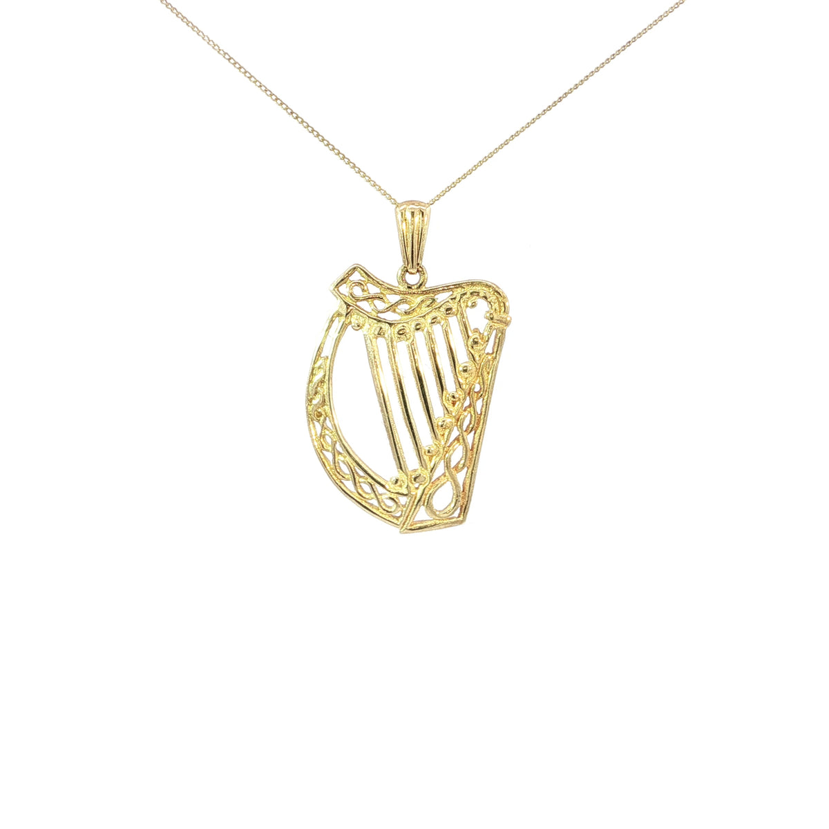 Large Plain Harp Pendant