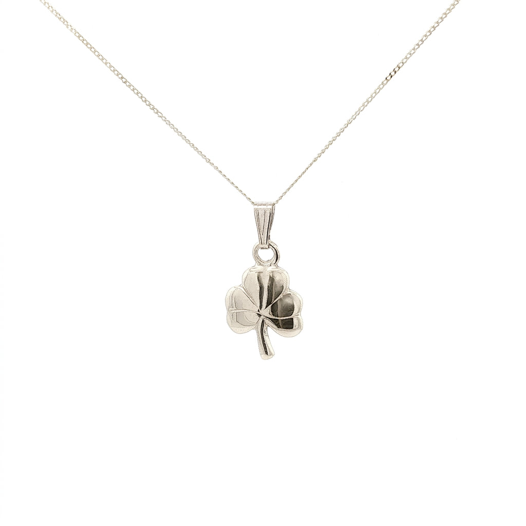 Small Detailed Shamrock Pendant