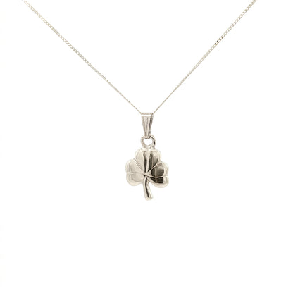 Small Detailed Shamrock Pendant