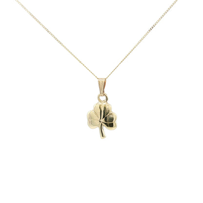 Small Detailed Shamrock Pendant