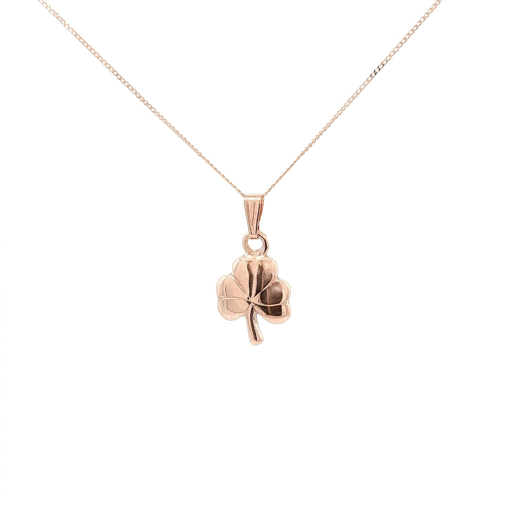Small Detailed Shamrock Pendant