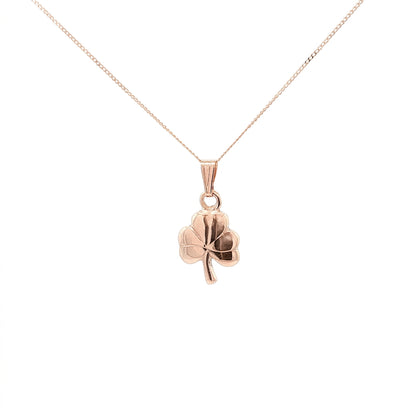 Small Detailed Shamrock Pendant