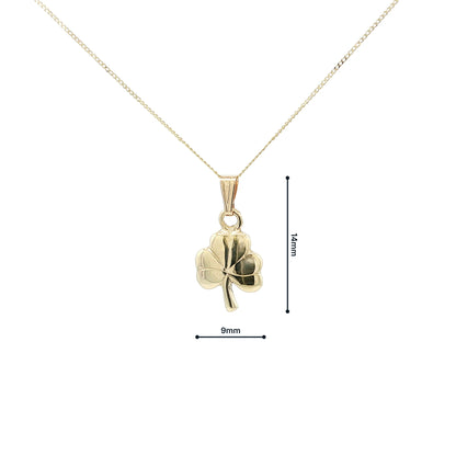 Small Detailed Shamrock Pendant