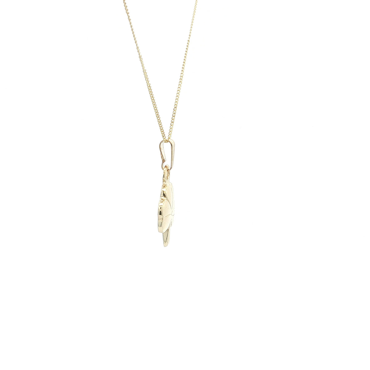 Small Detailed Shamrock Pendant