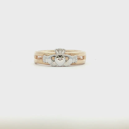 Ladies Claddagh Wedding Band Style